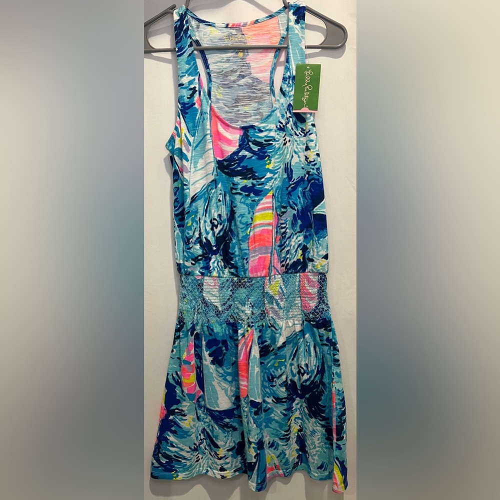 NWT Lilly Pulitzer Tideline Dress in Hey Bay Bay